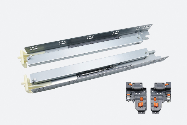 K3F1 美式三節(jié)隱藏式緩沖滑軌